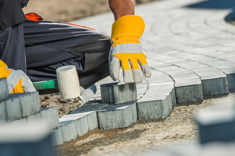 Concrete paving installed at a Townsville property