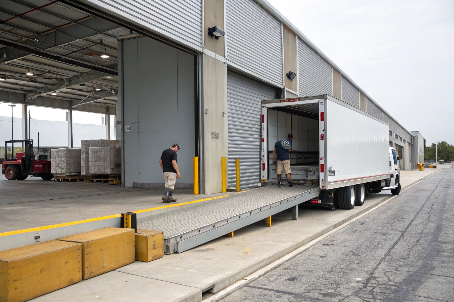 Heavy-duty commercial concrete loading dock for Townsville warehouse